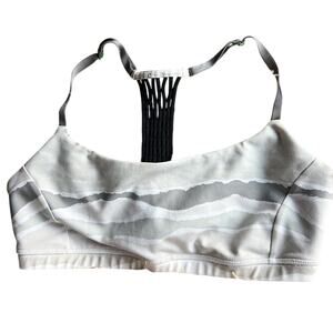 Lululemon True Self BraBleacher Stripe Bra Size 10